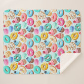 Cupcakes Sherpa Blanket Deken (Voorkant (horizontaal))