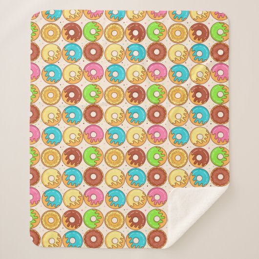 Cupcakes Sherpa Blanket Sherpa Deken (Voorkant)