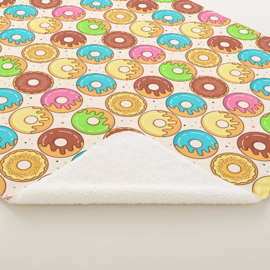 Cupcakes Sherpa Blanket Sherpa Deken (3/4)