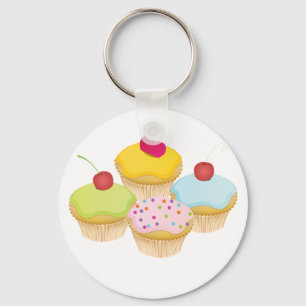 Cupcakes Sleutelhanger