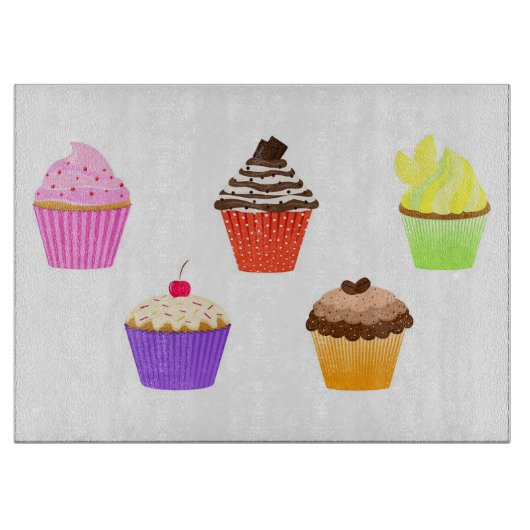 Cupcakes Snijplank (Voorkant)