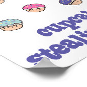 Cupcakes Stealing my Sanity Poster (Hoek)