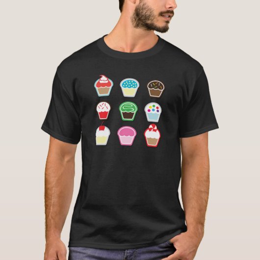Cupcakes! T-shirt (Voorkant)