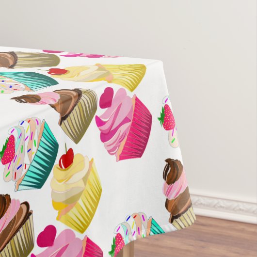 cupcakes tafelkleed (Voorbeeld)