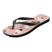 Cupcakes Teenslippers (Schuin)