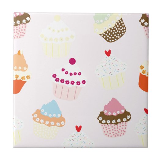Cupcakes Tegeltje (Voorkant)