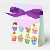 Cupcakes toevoegen Jouw naam Monogram Delicious be Bedankdoosjes (Voorkant Zijde)