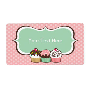 Cupcakes Trio Boekplaatjes Labels