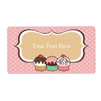 Cupcakes Trio Boîtes Étiquette