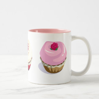 Cupcakes Tweekleurige Koffiemok