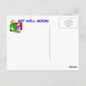 CUPCAKES "Va Bien Bientôt !" Carte postale (Dos)