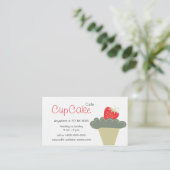 Cupcakes Visitekaartje (Staand voorkant)