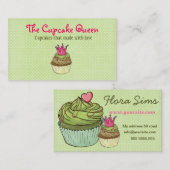 Cupcakes Visitekaartje (Voorkant / Achterkant)