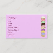 Cupcakes Visitekaartjes (Achterkant)