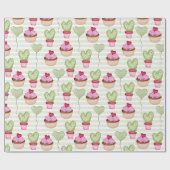 Cupcakes Wrapping Paper Cadeaupapier (Vlak)
