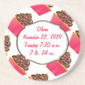 Cupcakes Zandsteen Onderzetter (Voorkant)