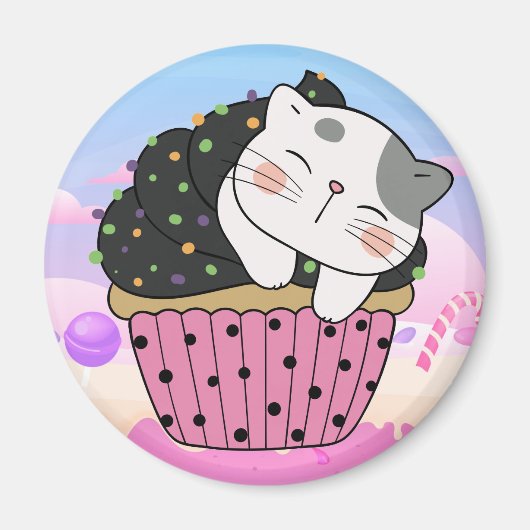 Cupcat Magnet Magneet (Voorkant)