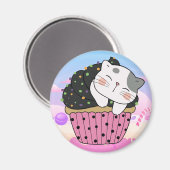 Cupcat Magnet Magneet (Voorkant / Achterkant)