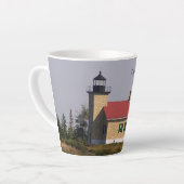 Cuper Harbour Lighthouse latte mug (Angle gauche)