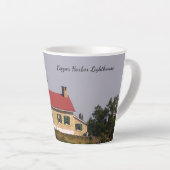 Cuper Harbour Lighthouse latte mug (Angle droit)
