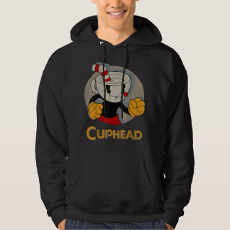 Cuphead Circle Shadow Profile  Hoodie
