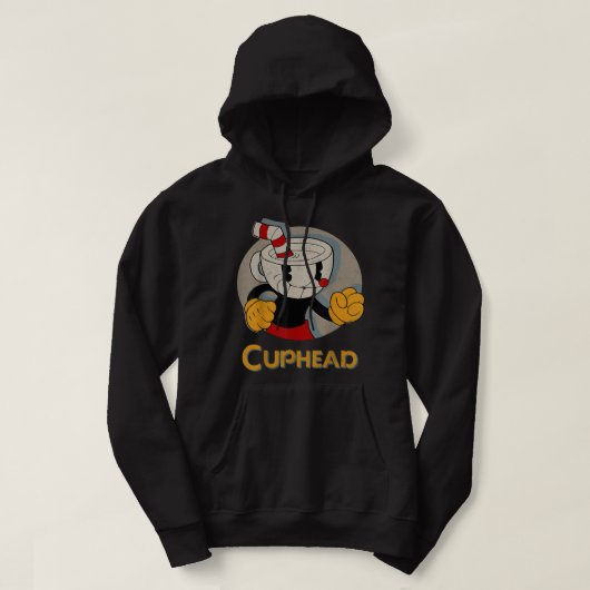 Cuphead Circle Shadow Profile  Hoodie (Design voorkant)