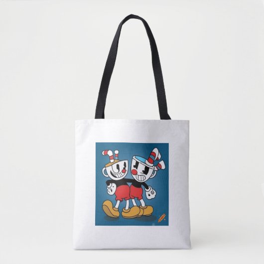 "Cuphead Design Bag te koop in de winkel" Draagtas (Voorkant)
