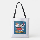 "Cuphead Design Bag te koop in de winkel" Draagtas (Achterkant)