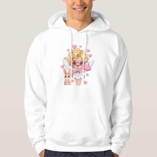 Cupid and Bunny Dance Hoodie (Voorkant)