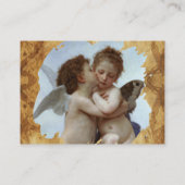 Cupid and Psyche as Children MONOGRAM Parchment Visitekaartje (Achterkant)