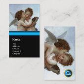 Cupid and Psyche as Children MONOGRAM Sapphire Visitekaartje (Voorkant / Achterkant)