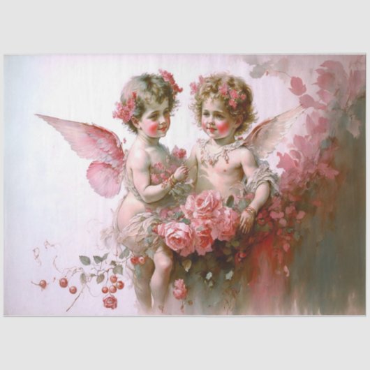 Cupid Babies Tissue Paper Tissuepapier (Voorkant)