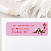 Cupid Basset Hond Etiket (Insitu)