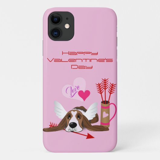 Cupid Basset Hound Ge Case-Mate iPhone Case (Achterkant)