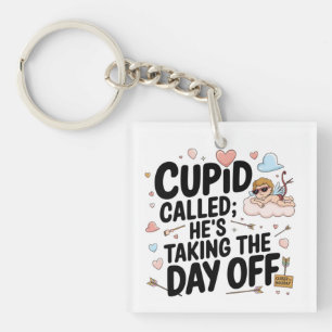 CUPID BELDE, HIJ NEEMT DE DAG VRIJ VAN Sleutelhang Sleutelhanger