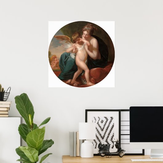 Cupid - Benjamin West Fine Art Poster (Thuiskantoor)