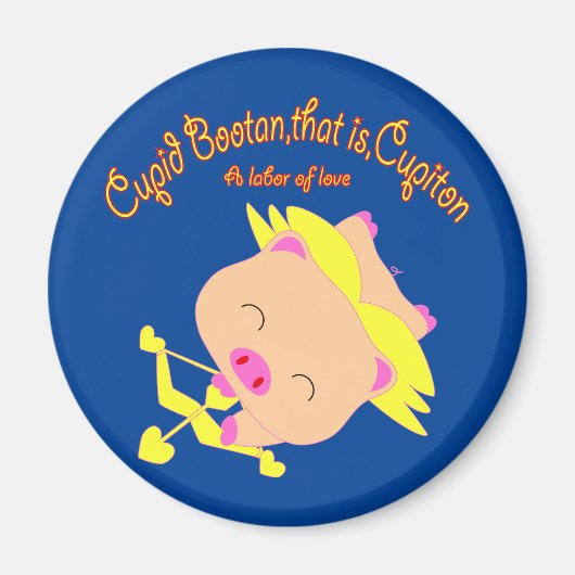 Cupid Bootan Magneet (Voorkant)