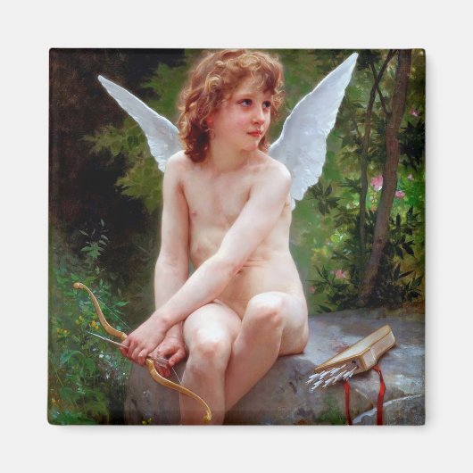 Cupid, Bouguereau Magneet (Voorkant)