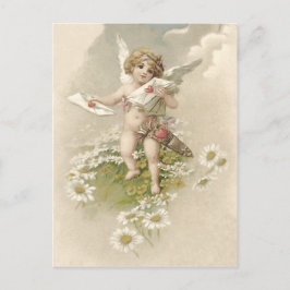 Cupid Cherub Angel Valentijn Daisy Feestdagenkaart