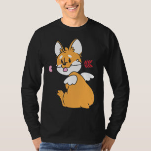 Cupid Corgi T-shirt
