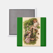 Cupid & Couple  Valentijn Day Magneet (Voorkant / Achterkant)