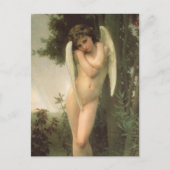Cupid (Cupidon) Angel Portrait van Bouguereau Briefkaart (Voorkant)