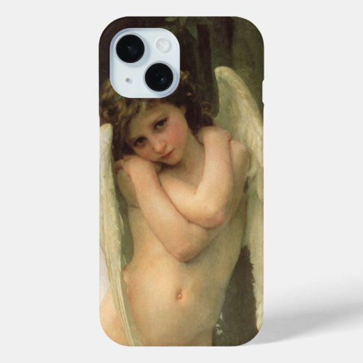 Cupid (Cupidon) Angel Portrait van Bouguereau Case-Mate iPhone Case (Achterkant)