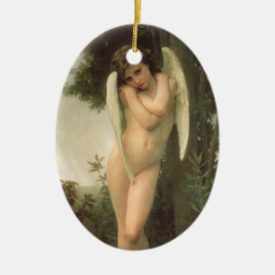 Cupid (Cupidon) Angel Portrait van Bouguereau Keramisch Ornament