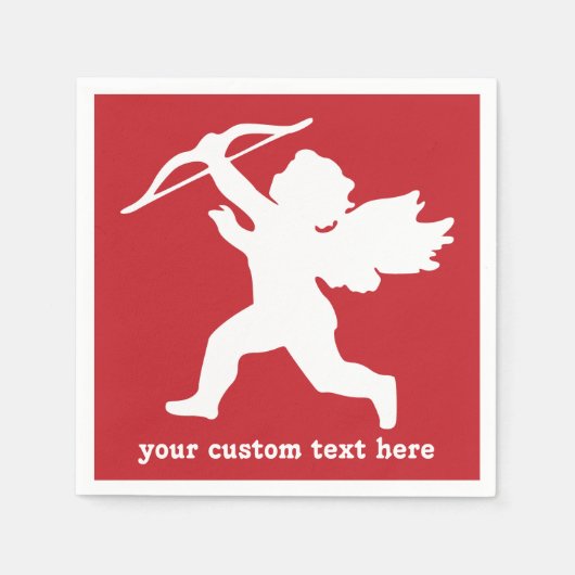 Cupid custom paper napkins servet (Voorkant)
