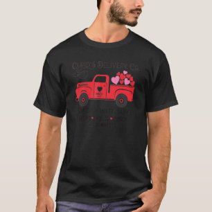 Cupid Delivery Co Red Truck Valentijnsdag NICU Nu T-shirt
