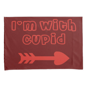 Cupid en ik zijn met Cupid Kussensloop