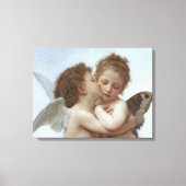 Cupid en Psyche als kind Canvas Afdruk (Voorkant)