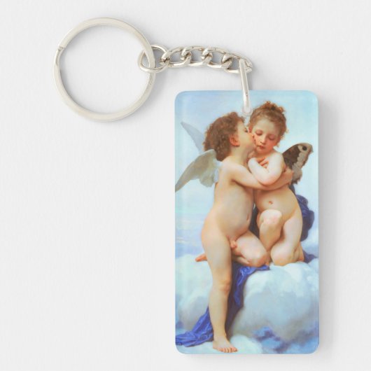 Cupid en Psyche als kind Sleutelhanger (Voorkant)