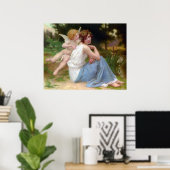 Cupid en Psyche Poster (Thuiskantoor)